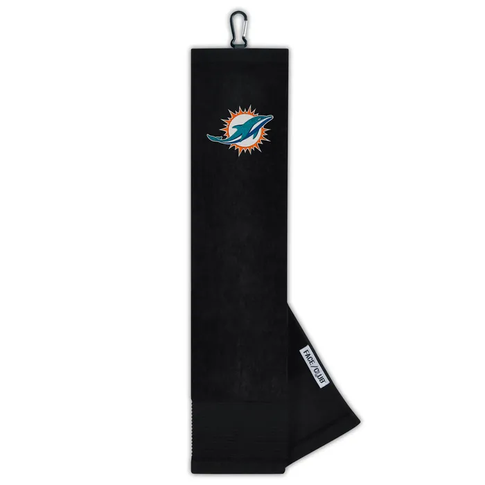 Miami Dolphins Embroidered Golf Towel 16x22"