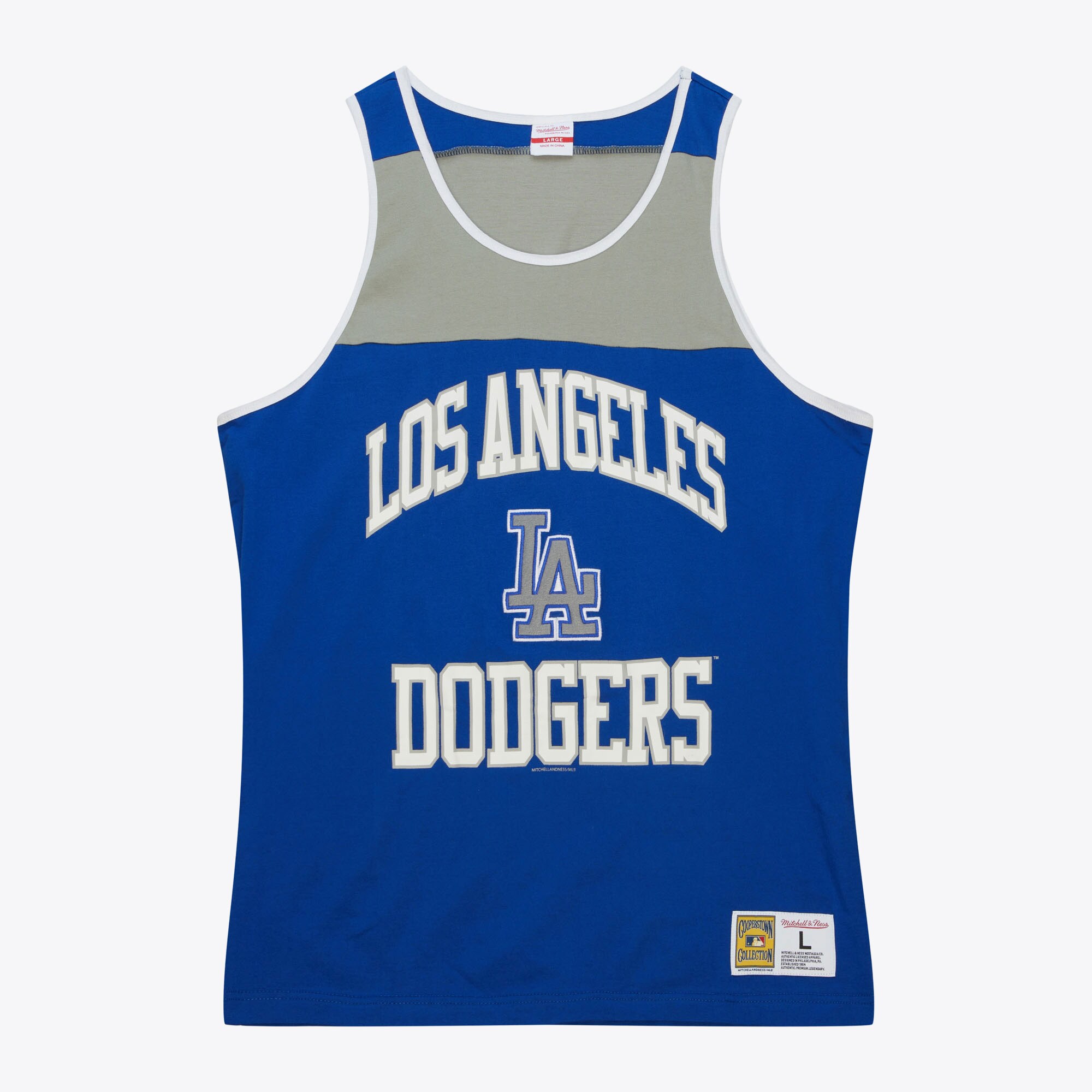 Los Angeles Dodgers Retro Mitchell and Ness Colorblock Tank Top