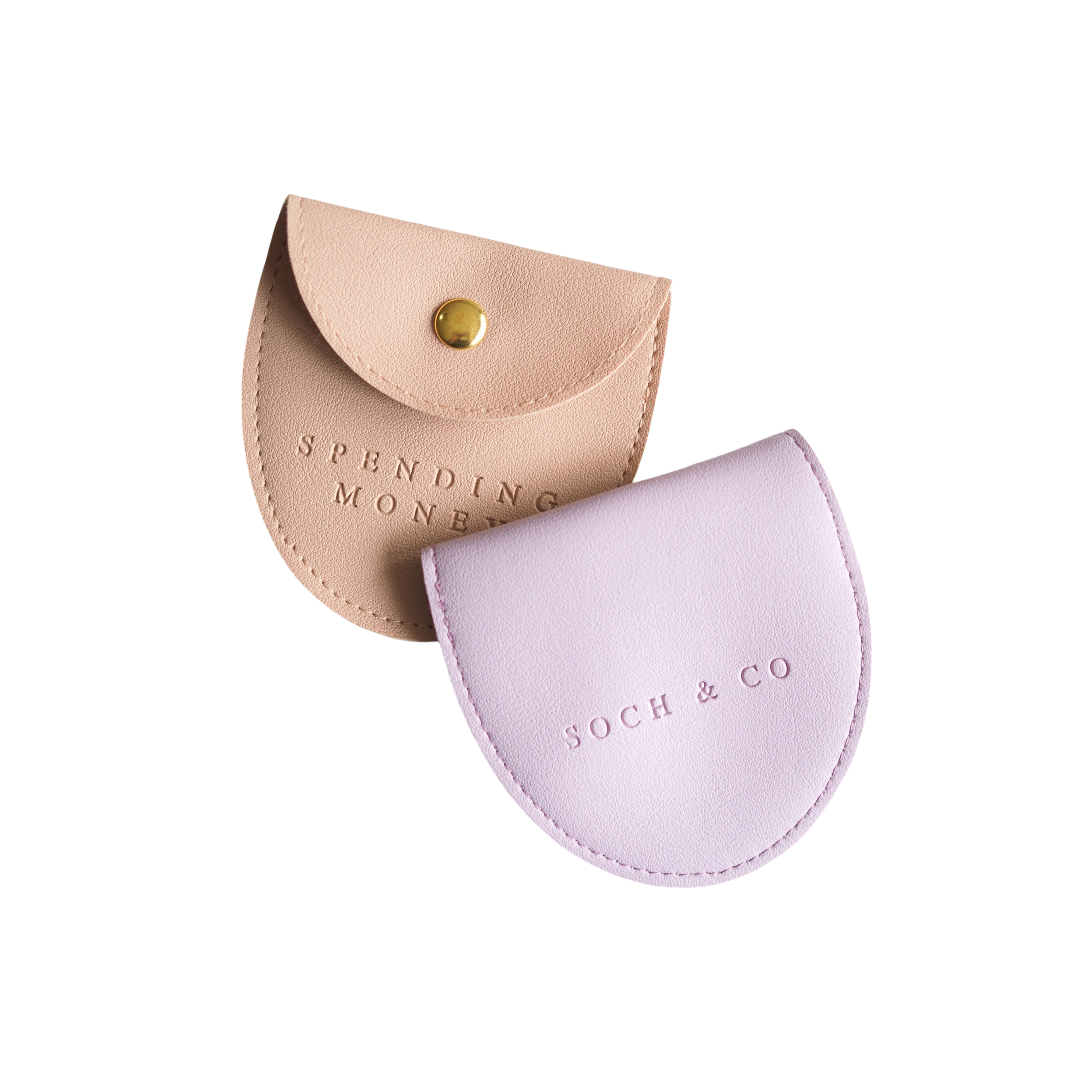 Spending money purse - pink and lilac