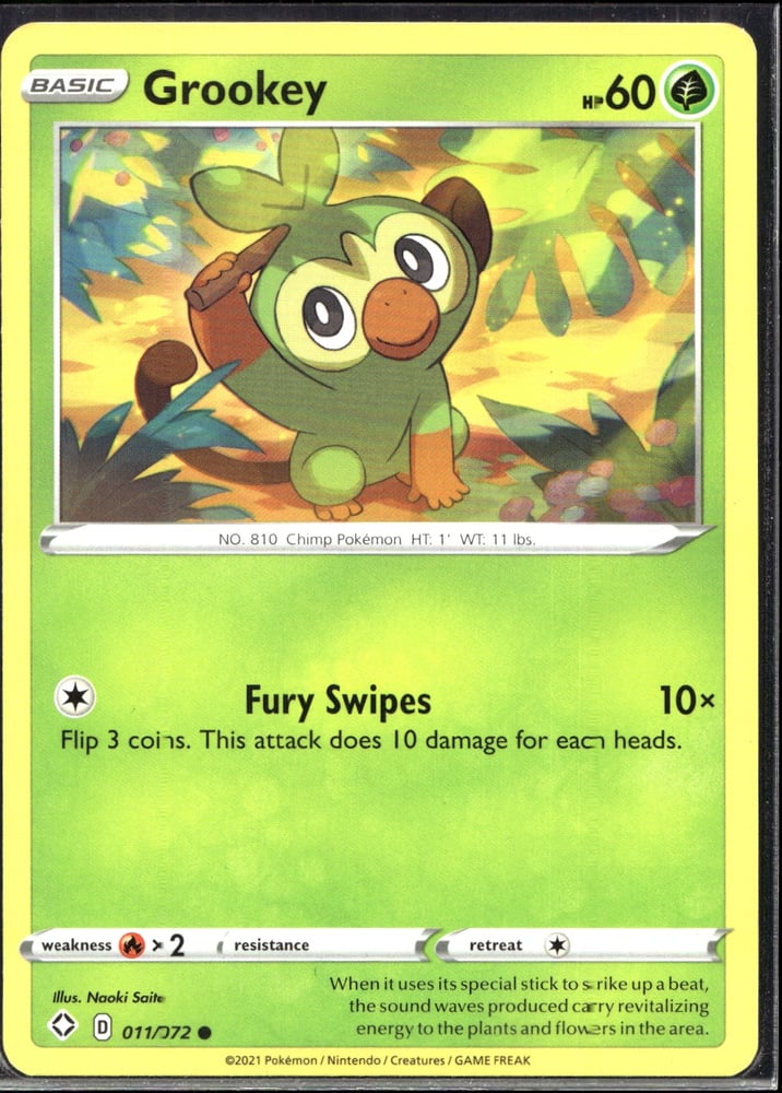 Grookey - SWSH4.5 11/72