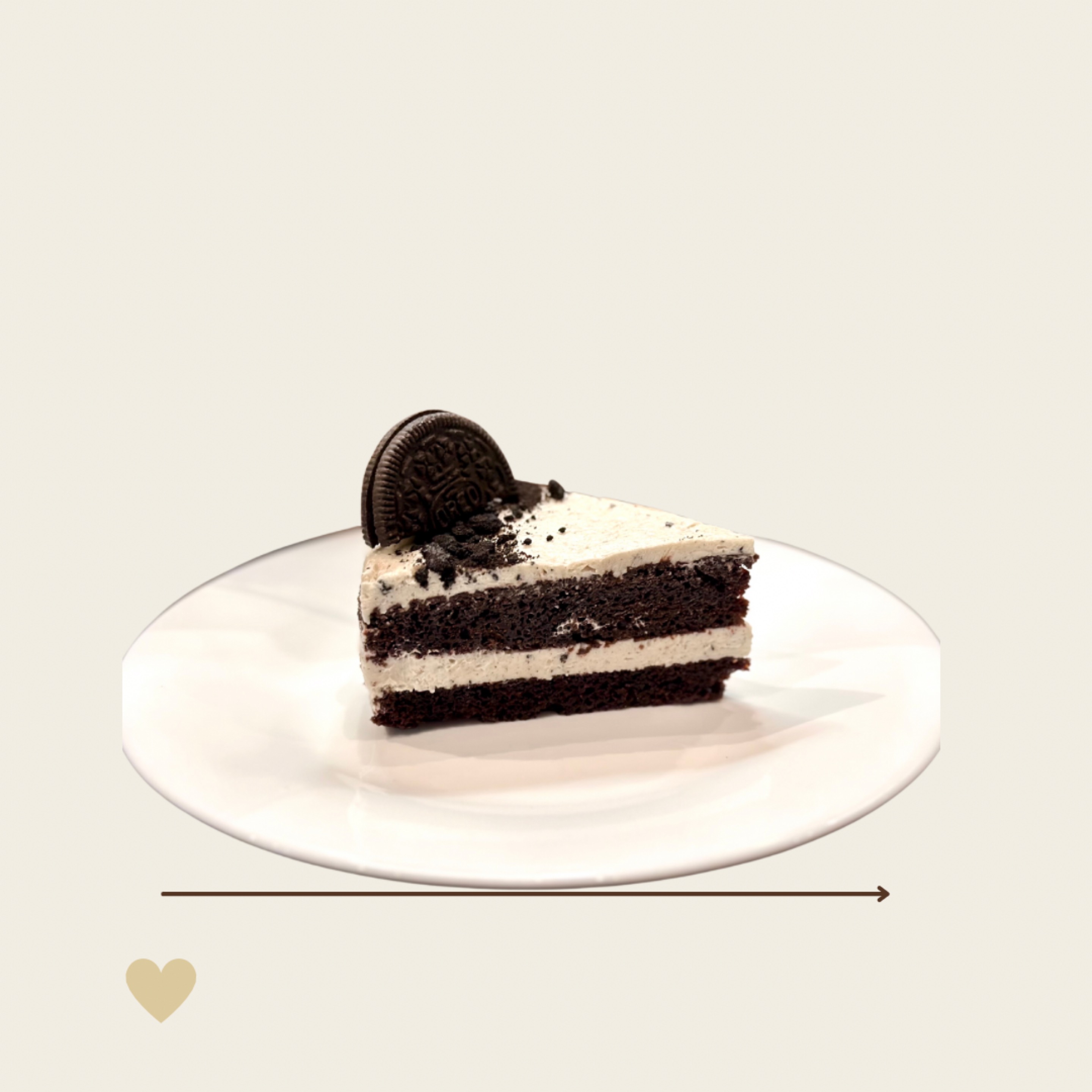 Cookie and Cream Vegan Cake