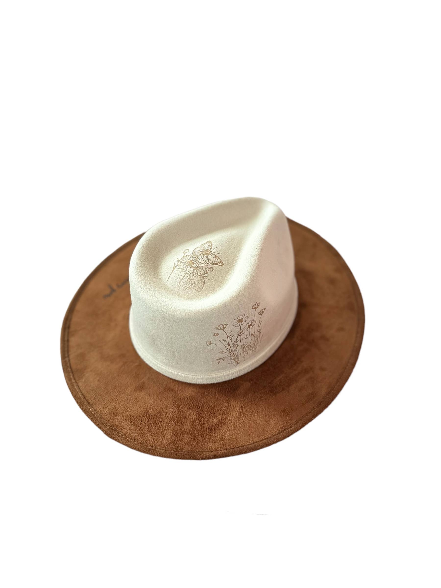 Consider How the Wild Flowers Grow Burned Western Hat