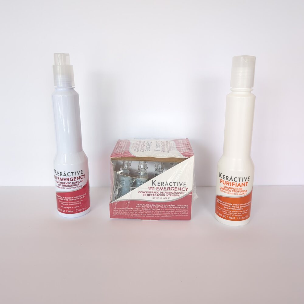 Keráctive 911 Emergency & Purifiant Reconstructive Kit (3-Piece)