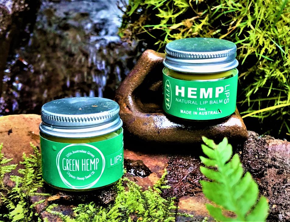 Green Hemp Seed Lip Balm – Natural Unscented