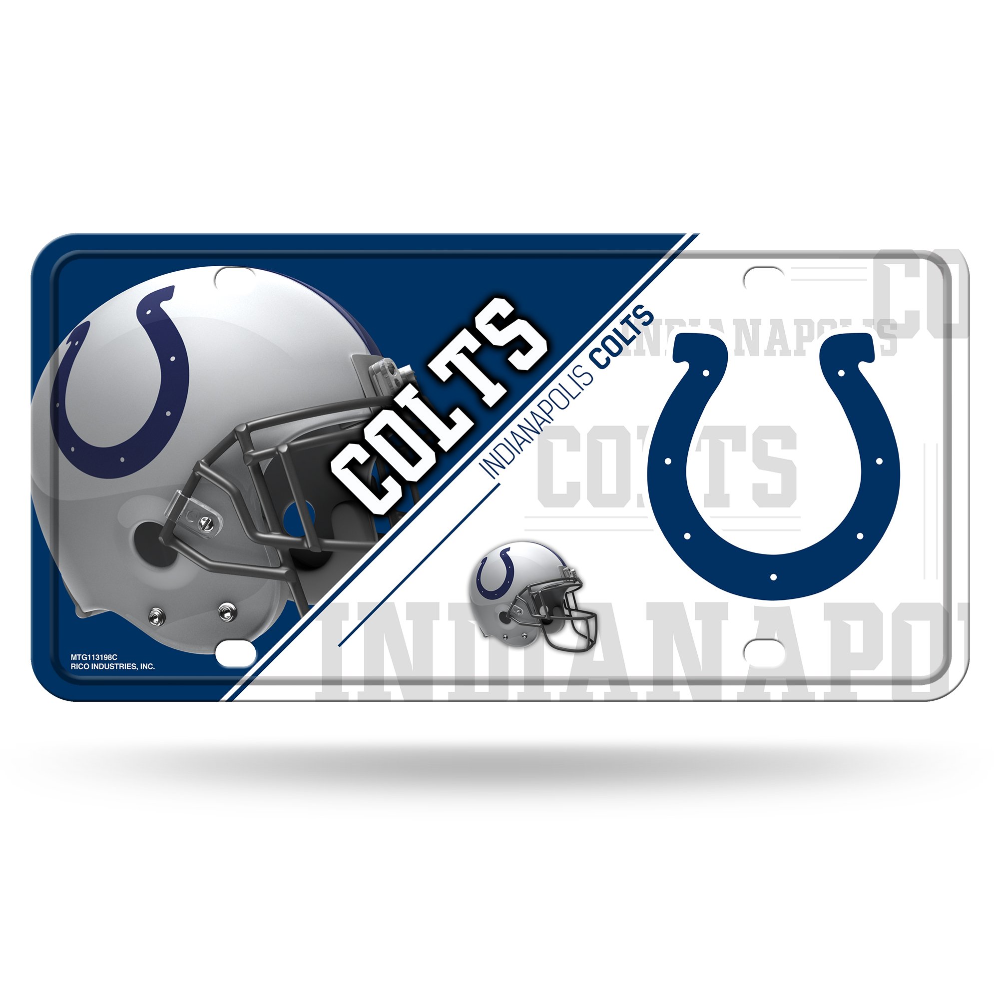 Indianapolis Colts Metal License Plate
