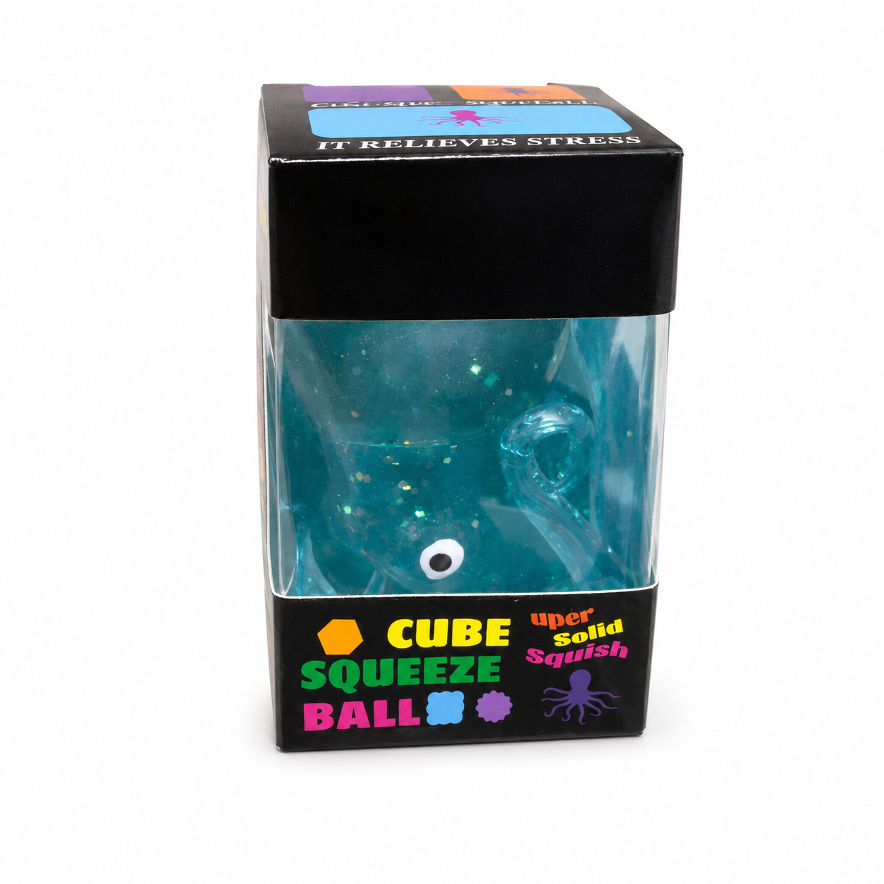 Octopus Cube Squeeze Ball