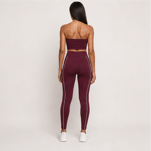 Color-Blocked Women's Sports Yoga Set