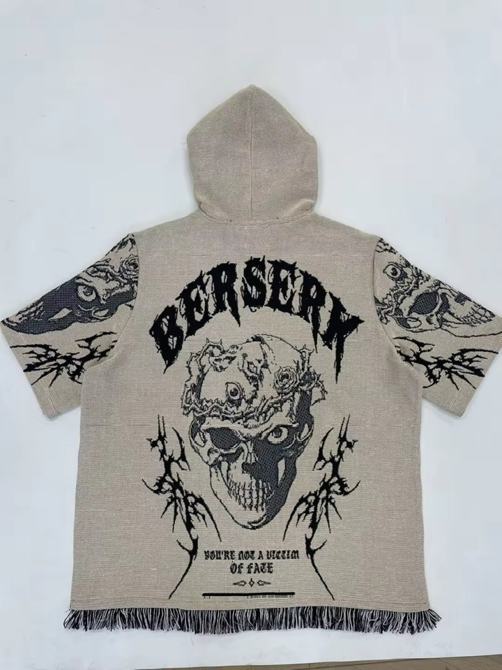 Hoodie: Berserk Short Sleeve Tapestry, image 2