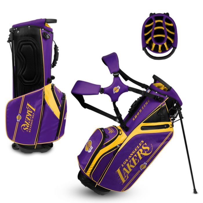 Los Angeles Lakers Hybrid Caddie Carry Golf Bag