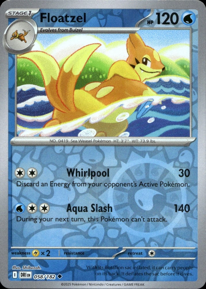 Floatzel - SV10 58/182