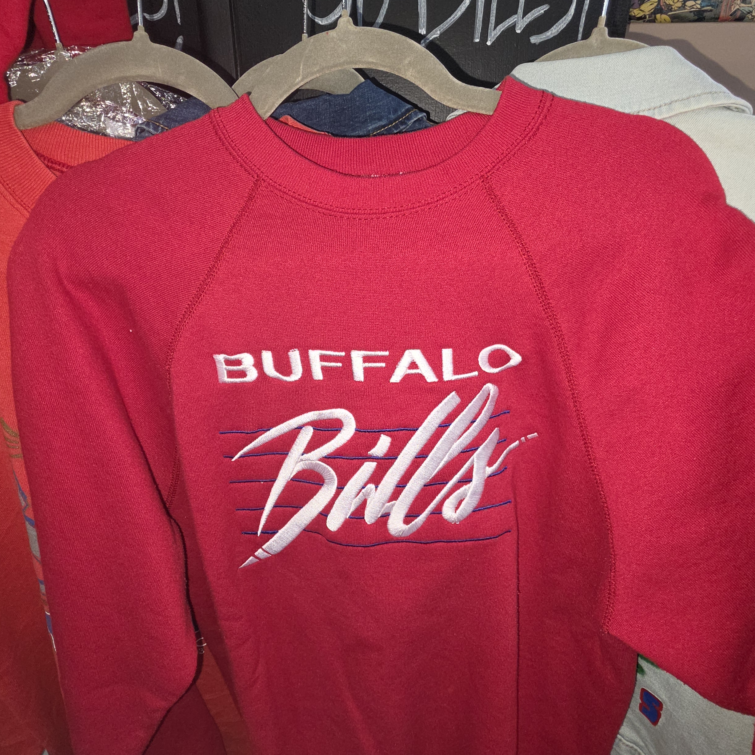 Vintage Stitched Bills Sweatshirt 