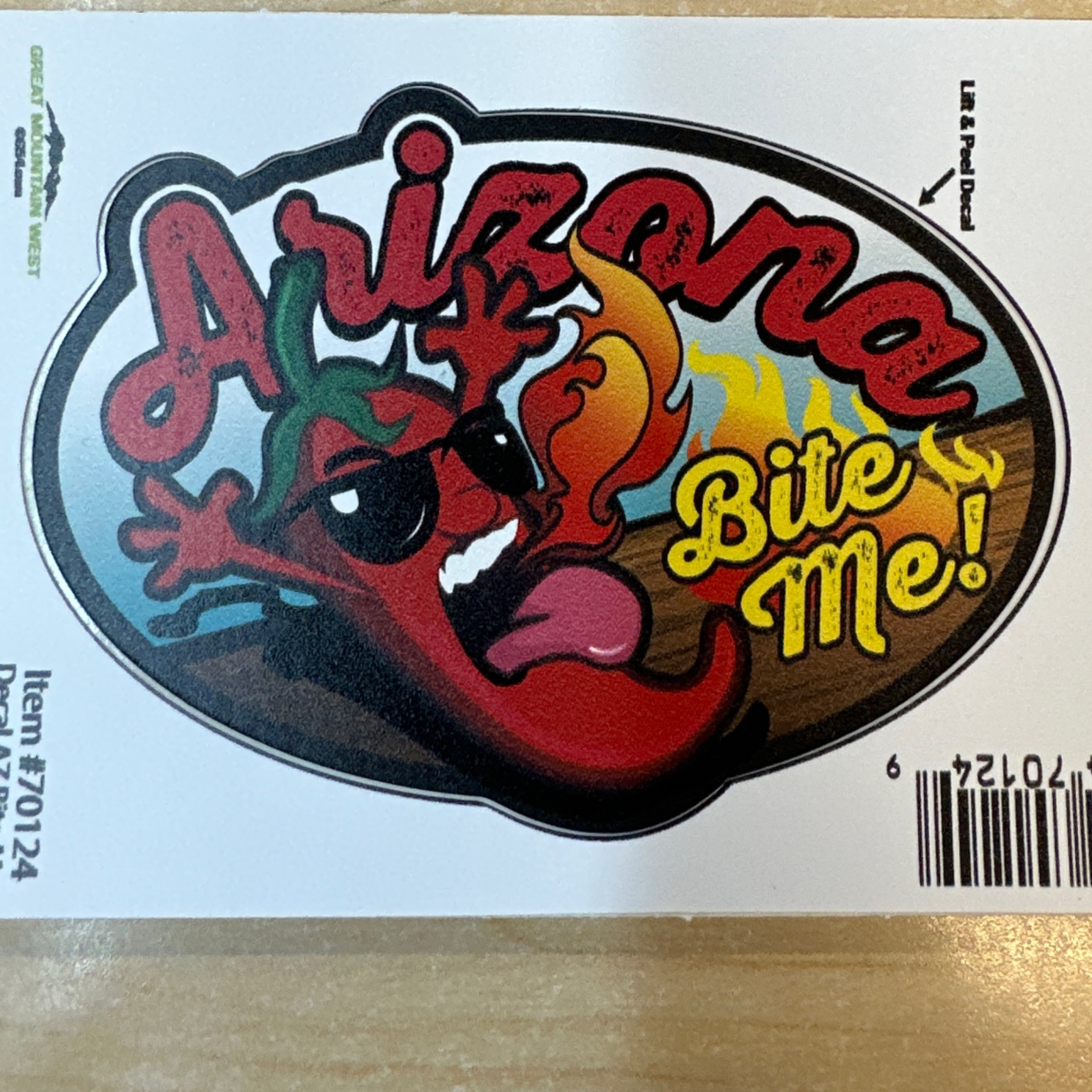 Arizona Bite Me Sticker Small