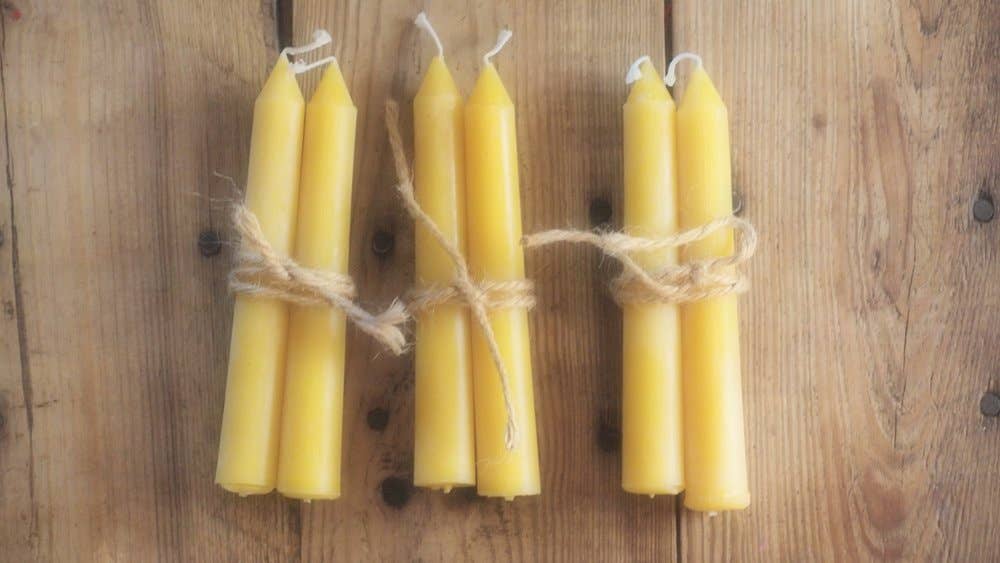 Homesteader Beeswax Candles