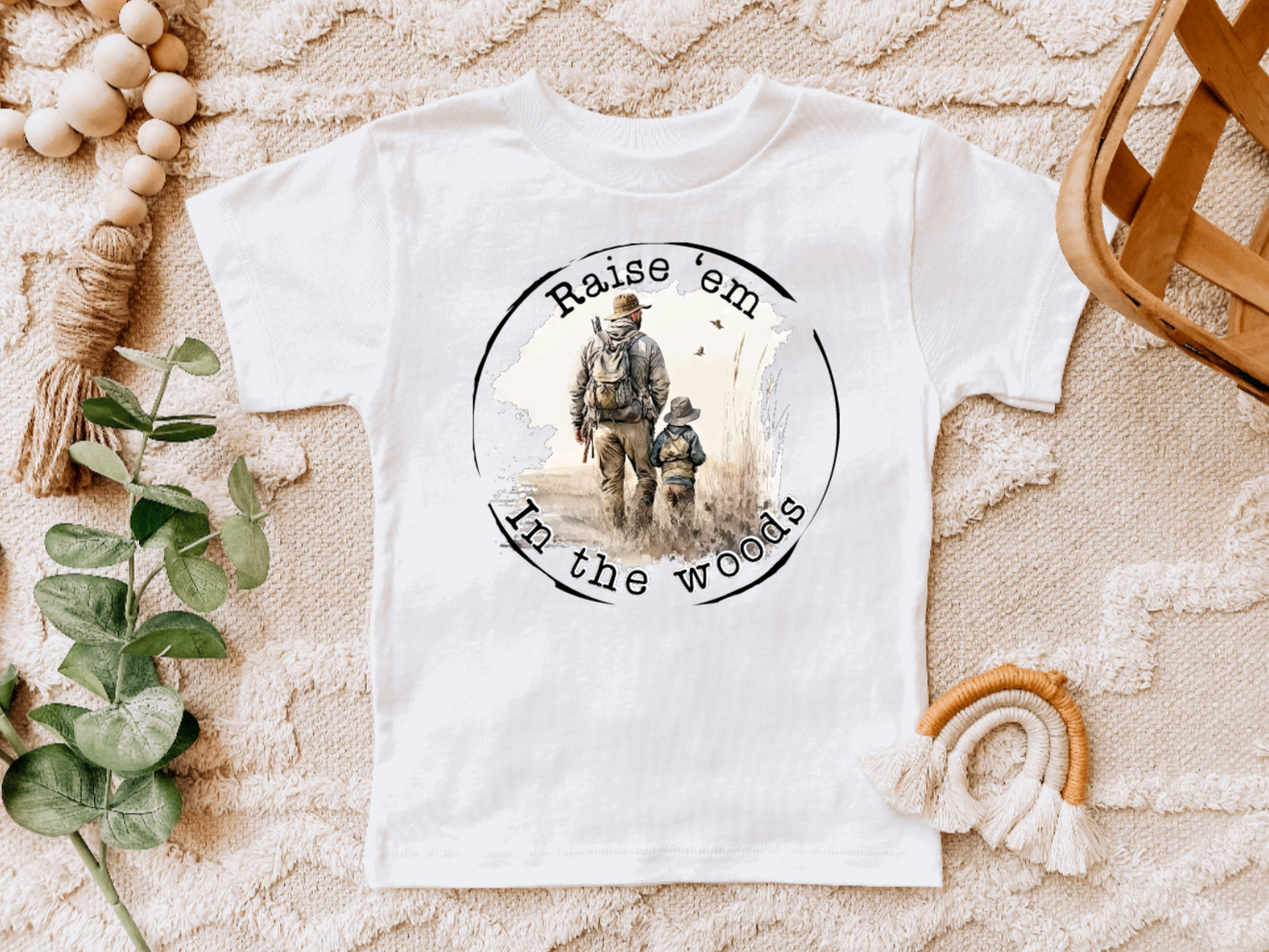 Raise Em in The Woods S/S T-Shirt
