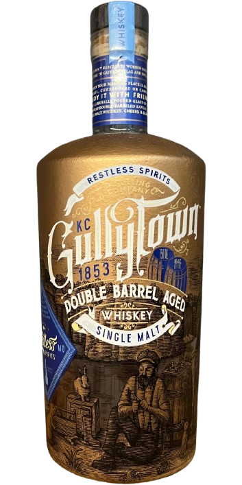 Restless Spirits Gullytown Double Barrel Aged Single Malt Whiskey