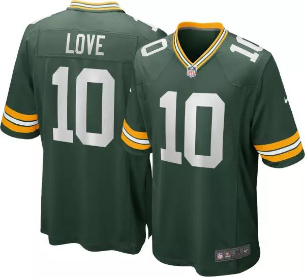 Green Bay Packers Jordan Love #10 Nike Home Game Jersey