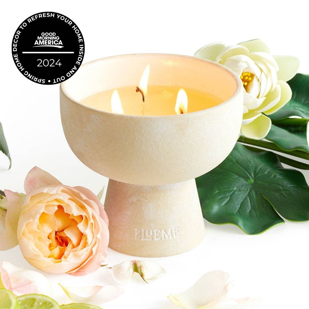 Balance - Ceramic Refillable Candle - White Lotus & Tea - Medium 12 oz