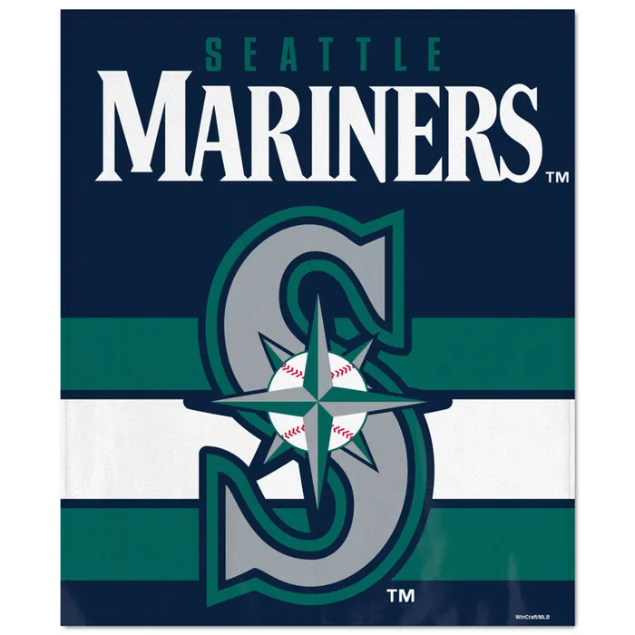 Seattle Mariners Ultra Soft Blanket 50x60"