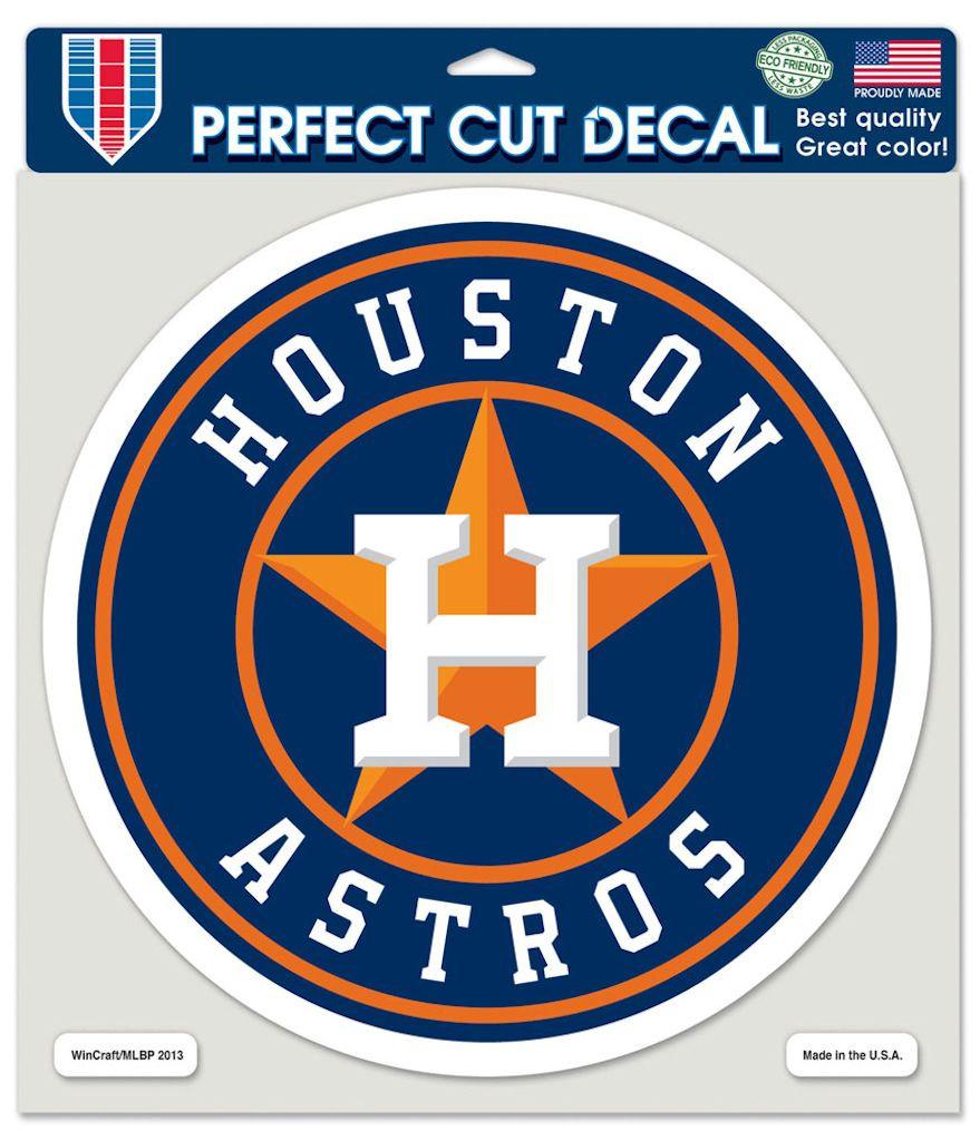 Houston Astros Perfect Cut Decal 8x8"