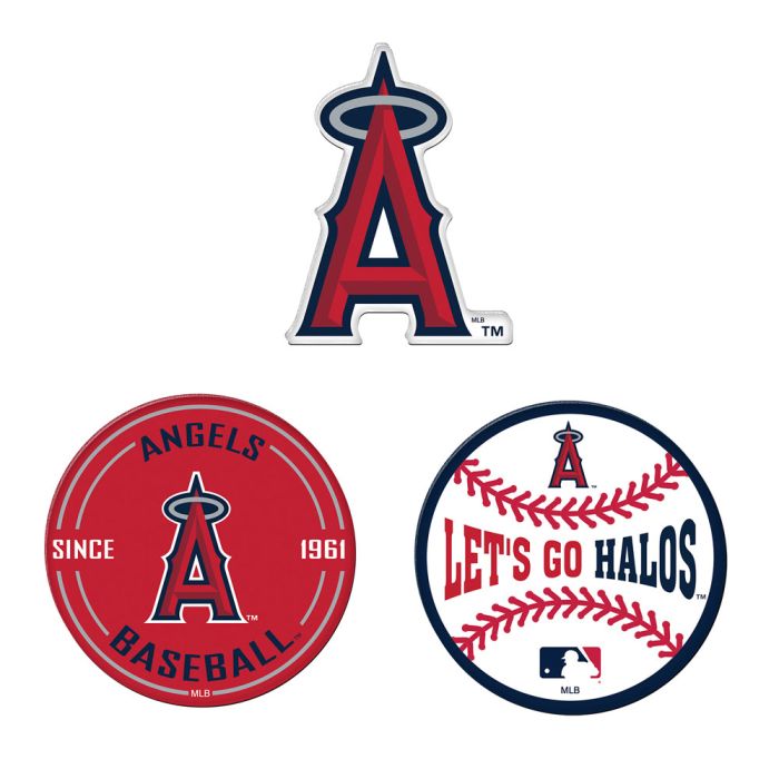Los Angeles Angels Premium Acrylic Magnets 3pack