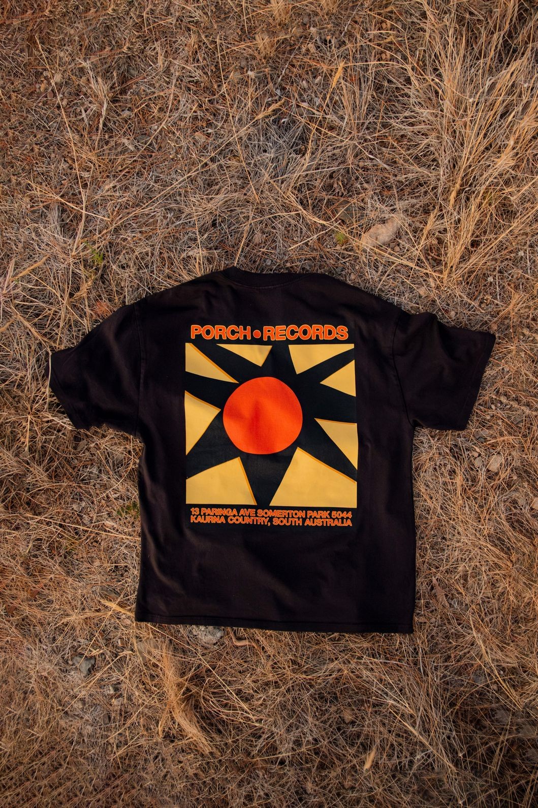 PORCH TEE - BLK by Unknown Artist - View 1