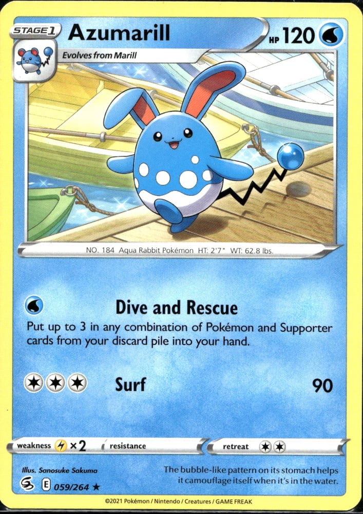 Azumarill - SWSH8 59/264