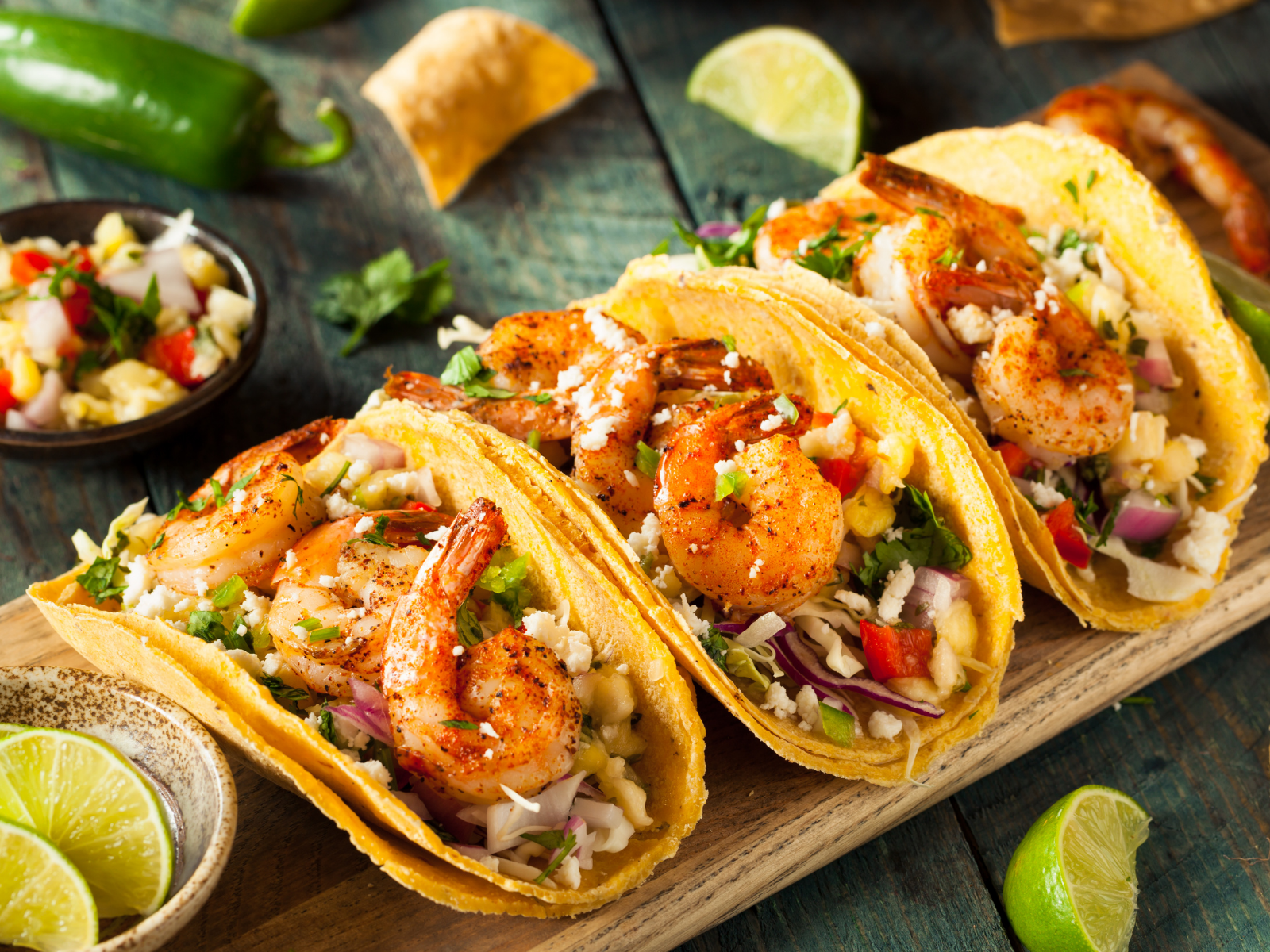 Cajun Shrimp Tacos (3)