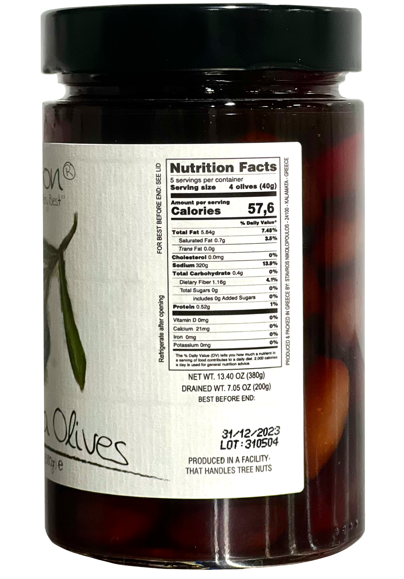 Ariston Kalamata Olives 13.40oz