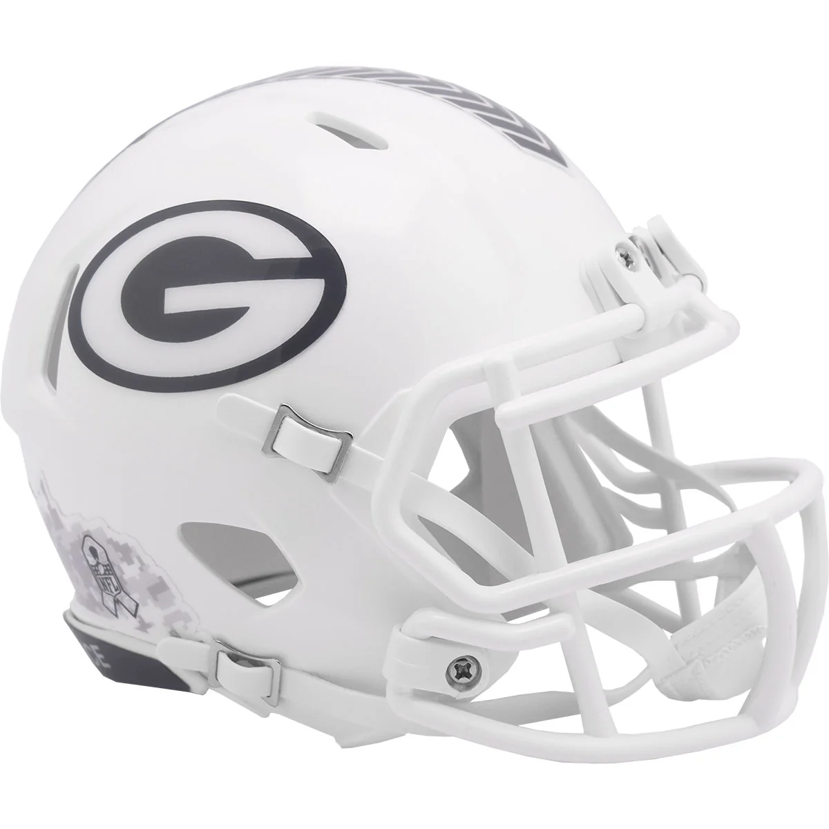 Green Bay Packers 2024 Riddell Salute to Service Speed Mini Helmet
