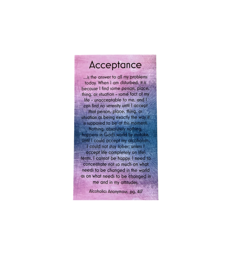 Purple Acceptance Wallet Card