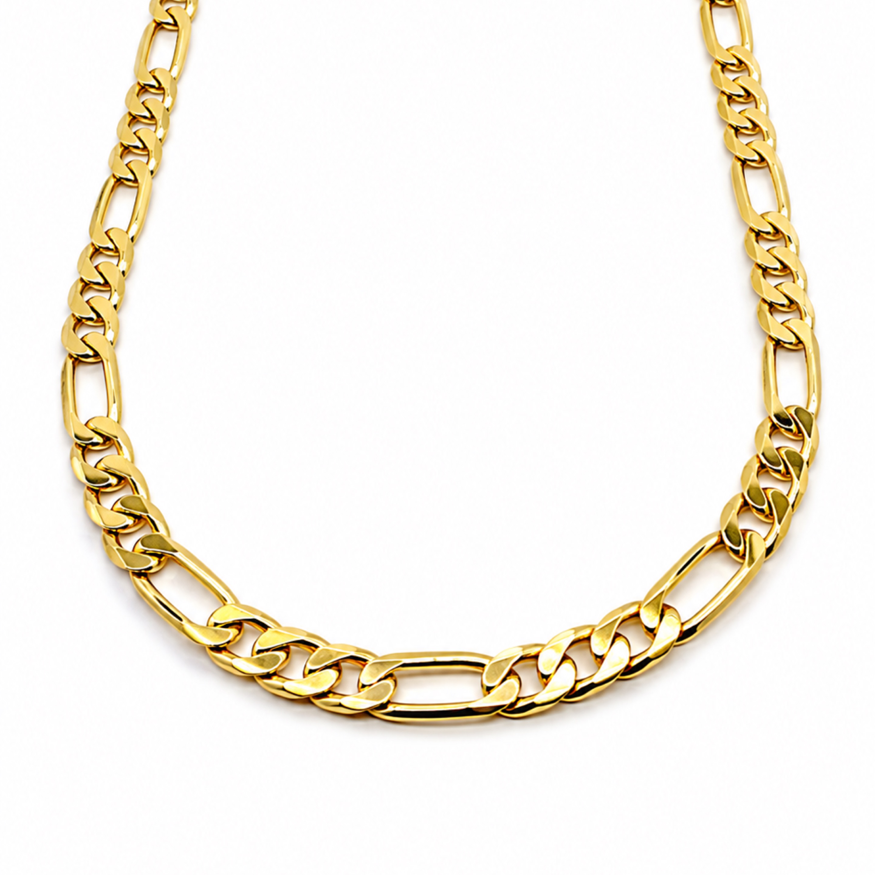 24” Figaro Gold Chain / 4mm