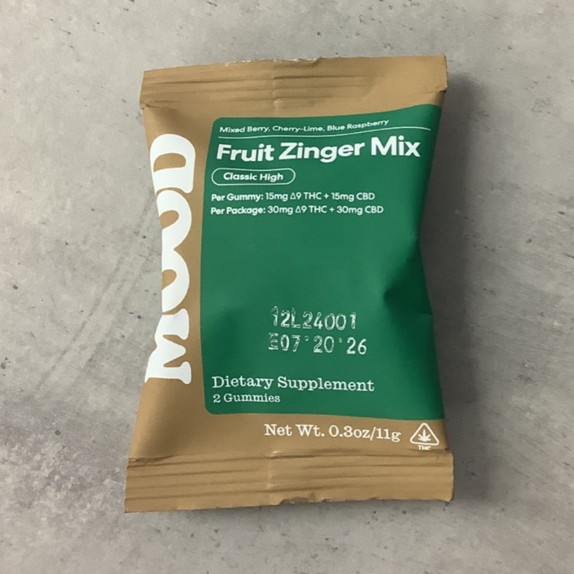 Mood Fruit Zingers - Regular