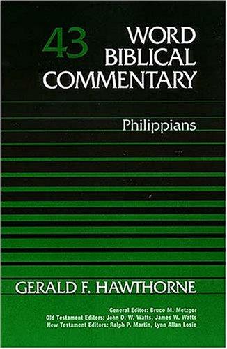 Cover of Word Biblical Commentary Vol. 43, Philippians