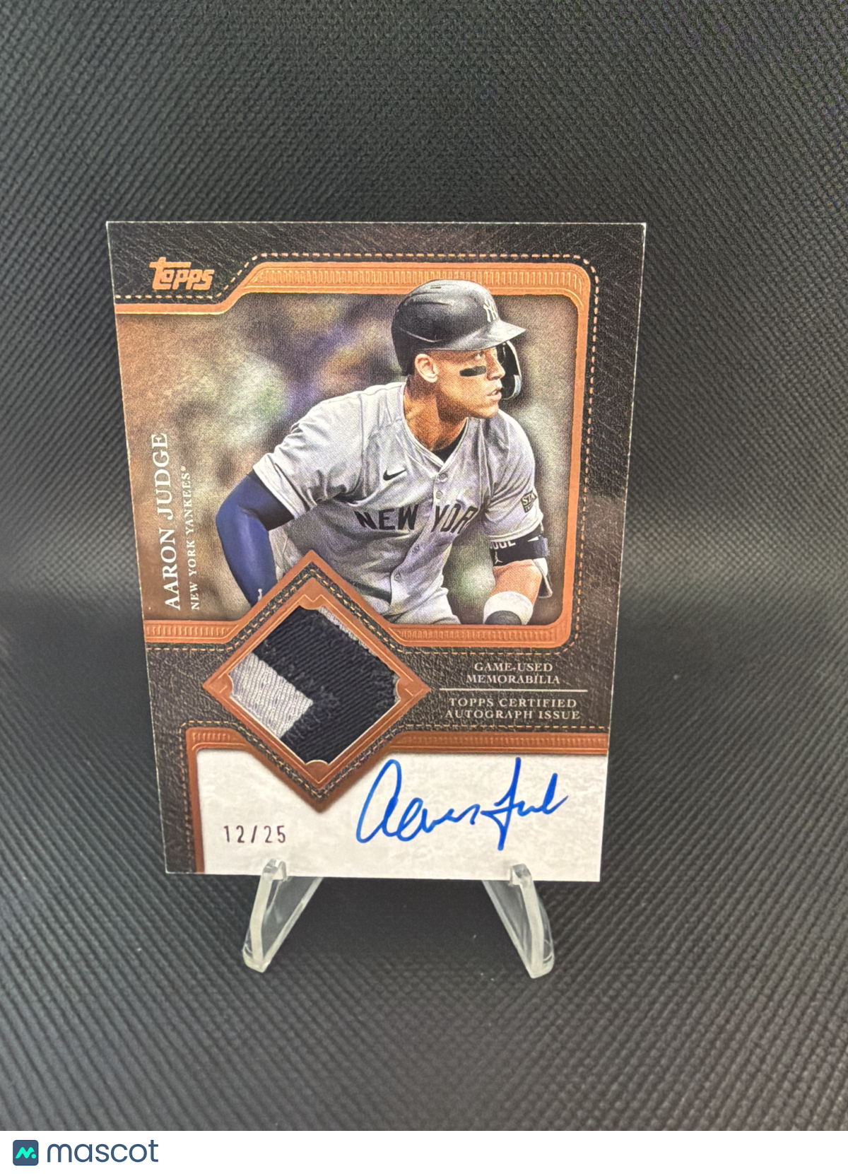 2025 Topps Flagship Patch Auto Aaron Judge /25
