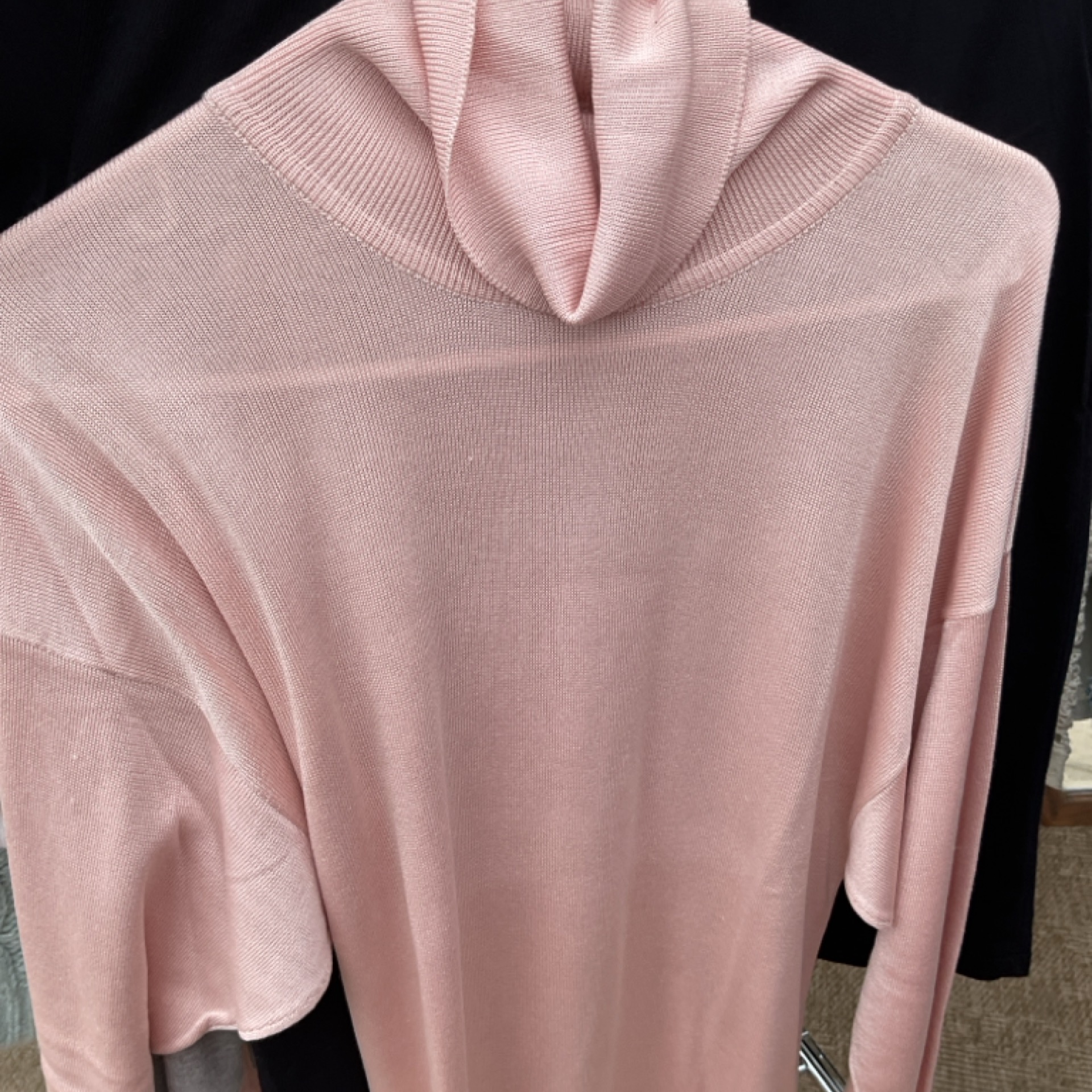 Beige Turtleneck Sweater