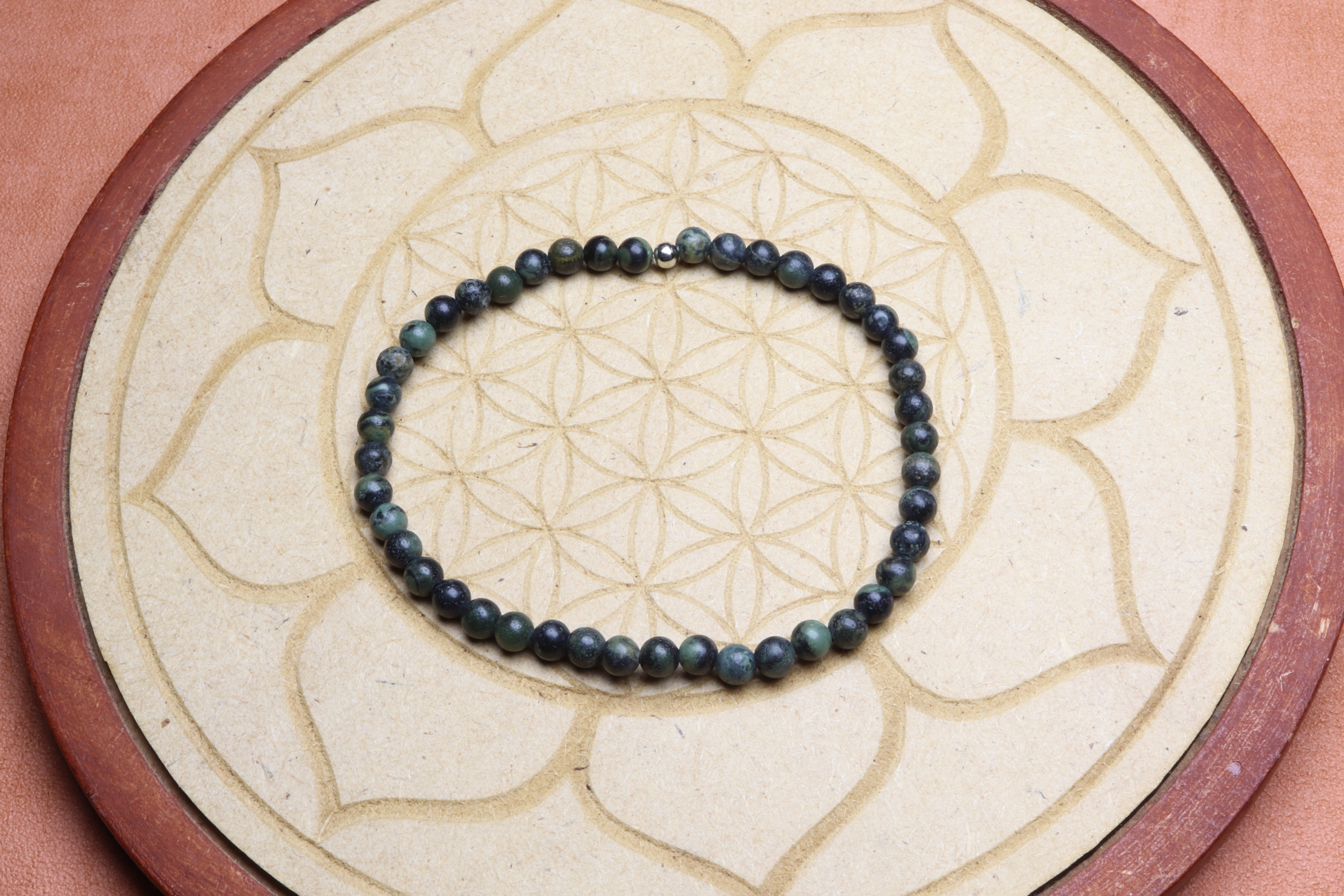 Bracelet Jaspe Kambaba — stock Valence