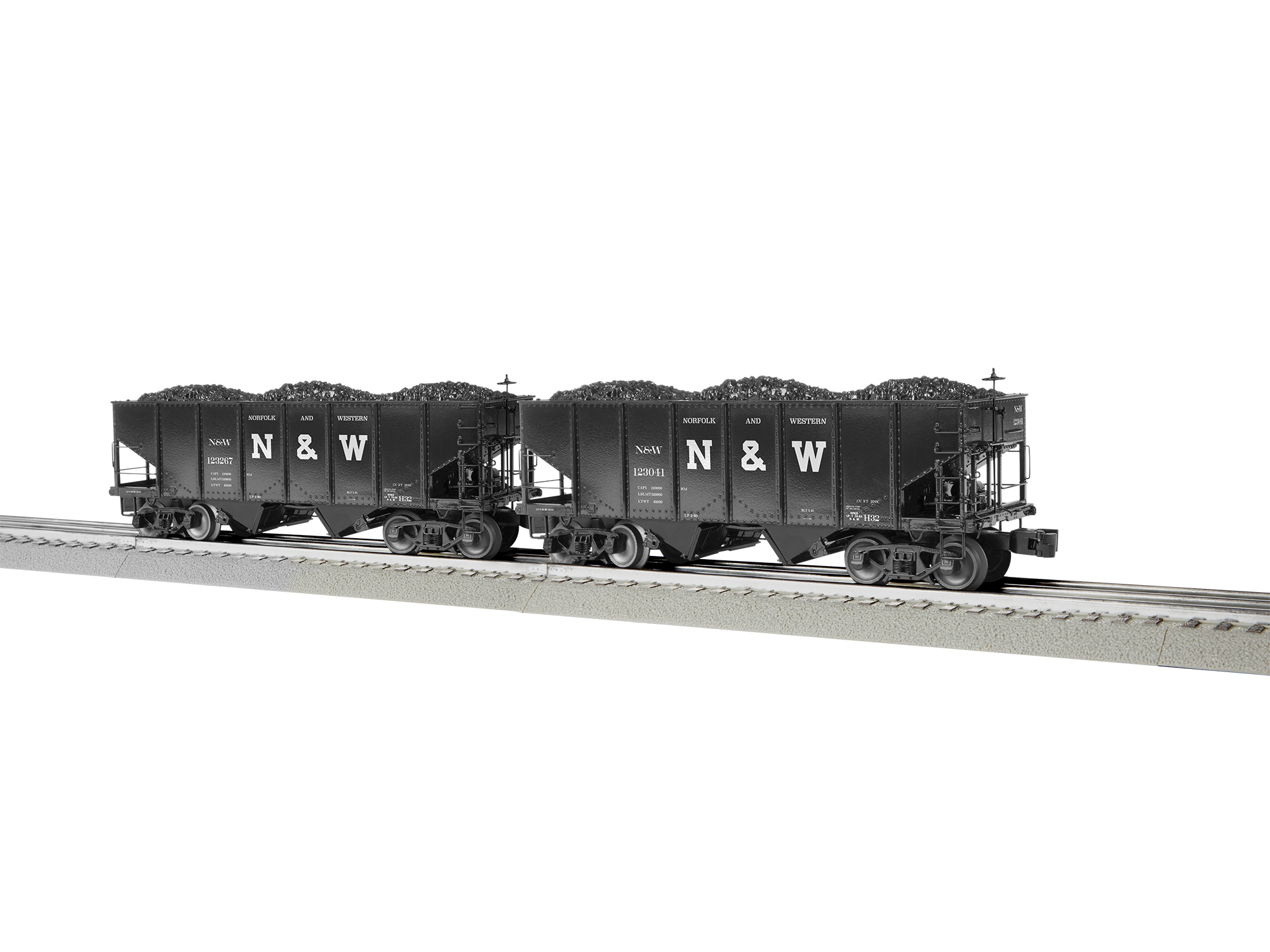 Norfolk & Western 2 Bay Hopper 2 Pack 2226930 O Scale