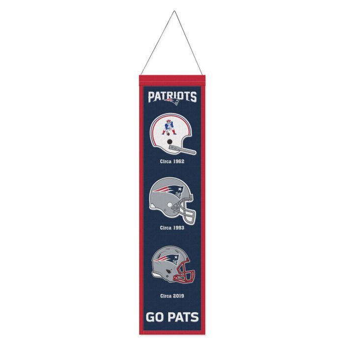 New England Patriots Wool Evolution Banner 8x32"