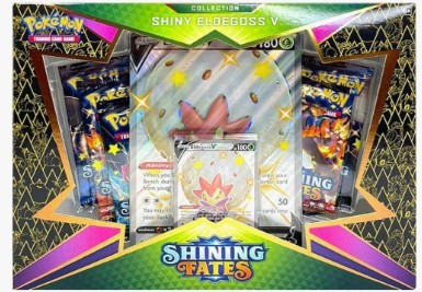 Shining Fates Shiny Eldegoss V Collection Pokemon TCG CCG Cards