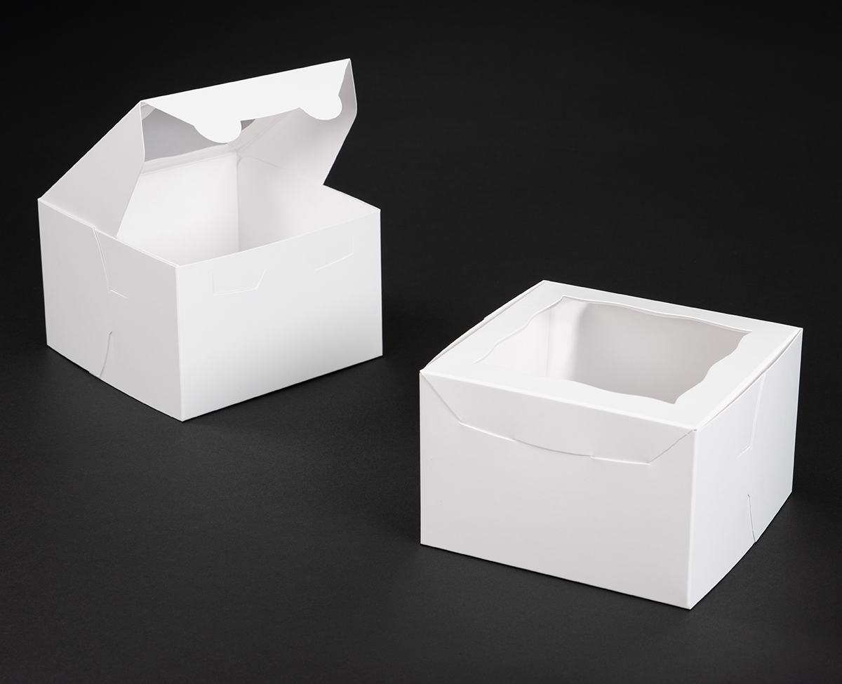619 - 6" x 6" x 4" White Lock