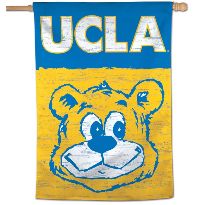 UCLA Bruins Vintage College Vault Vertical House Flag 28x40"