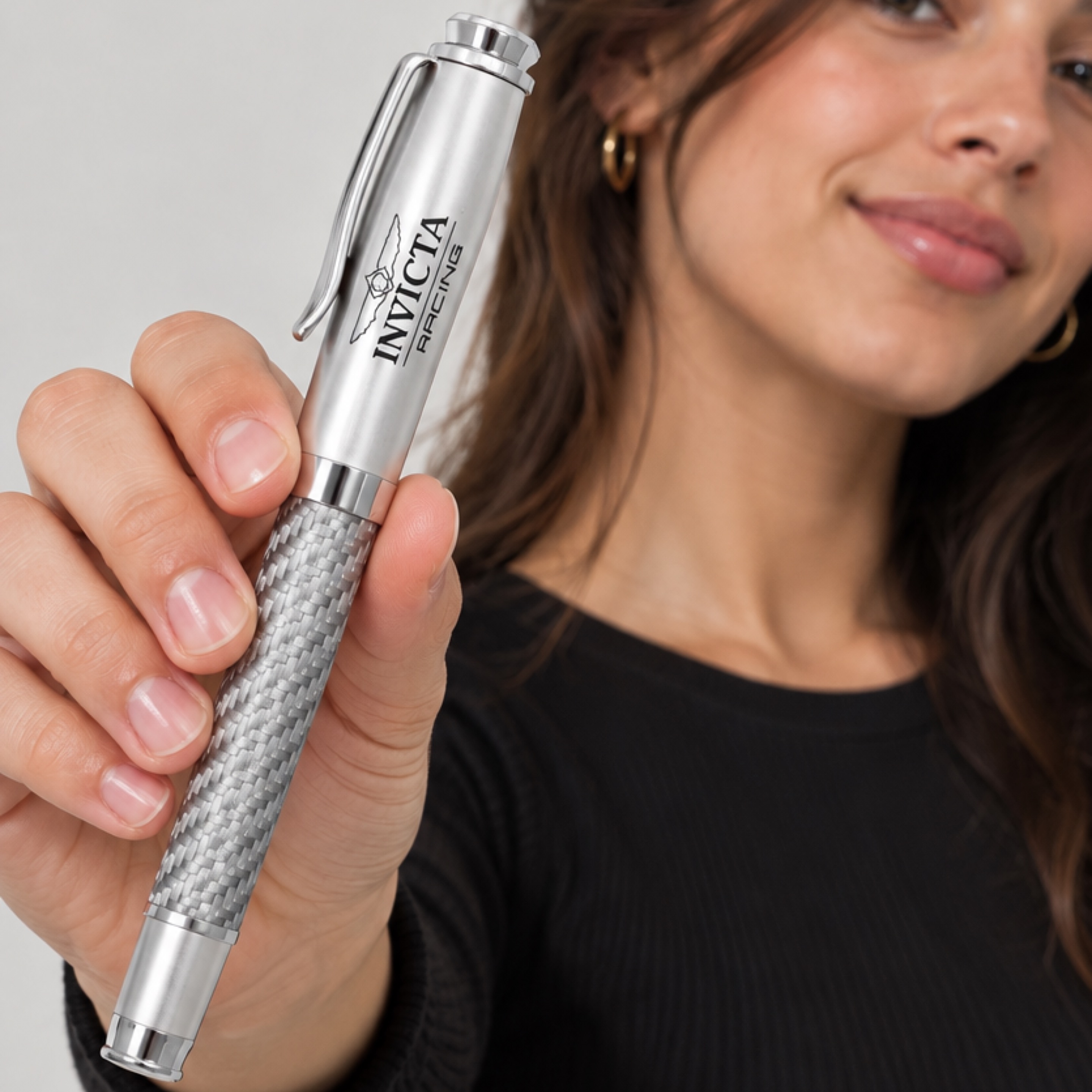 Invicta Pen With Box (Grey) 