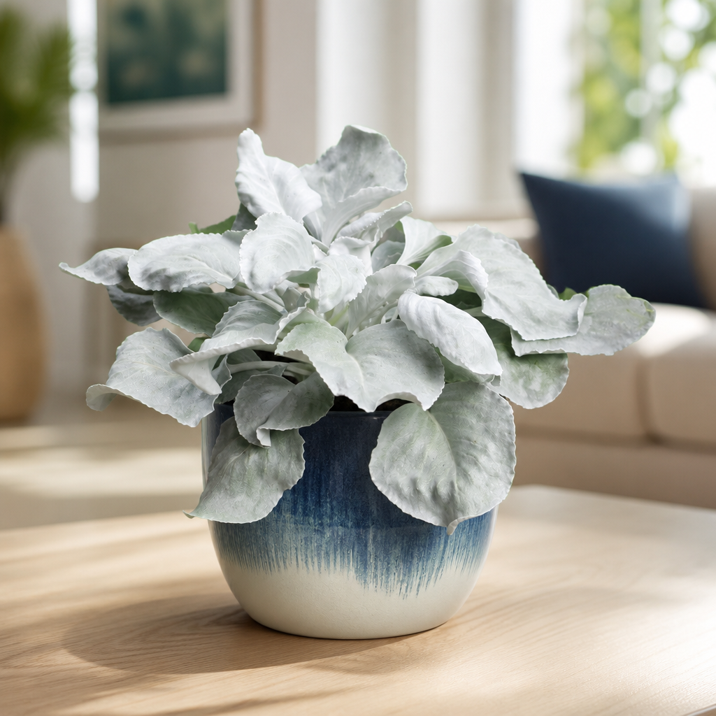 Sea Cabbage Angel Wings - 1x Mini Plug Plant - Soft Silver Foliage
