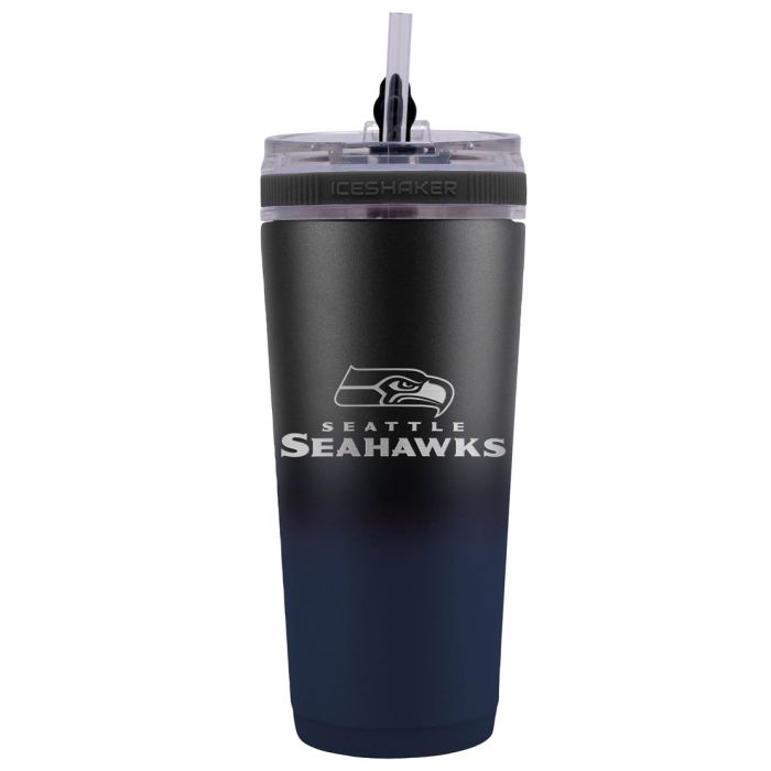 Seattle Seahawks Stainless Steel Flex Ice Shaker 26oz