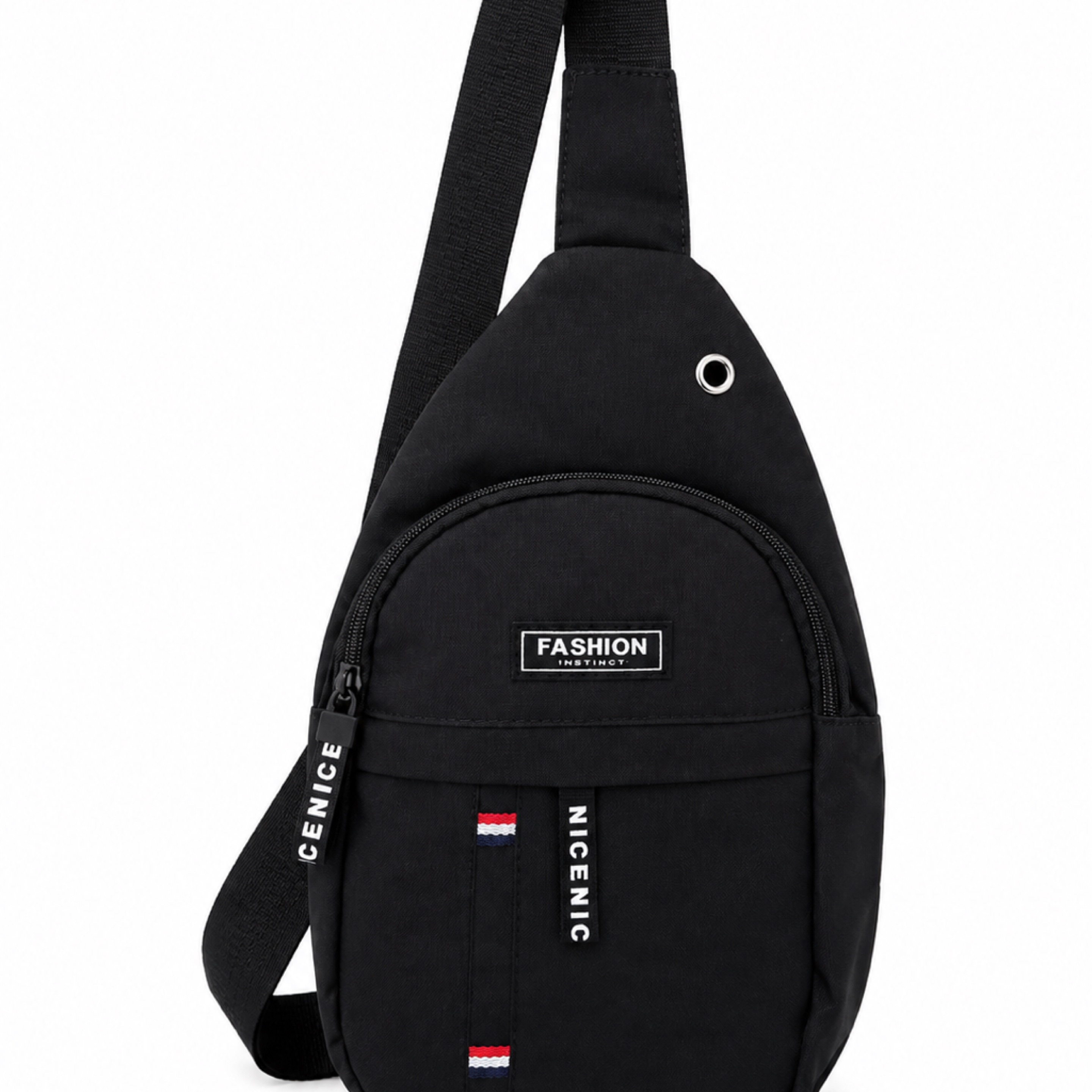 Black Fashion Crossbody Sling Bag