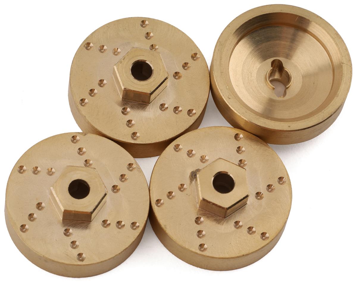 SCX24 Brass Wheel Hubs