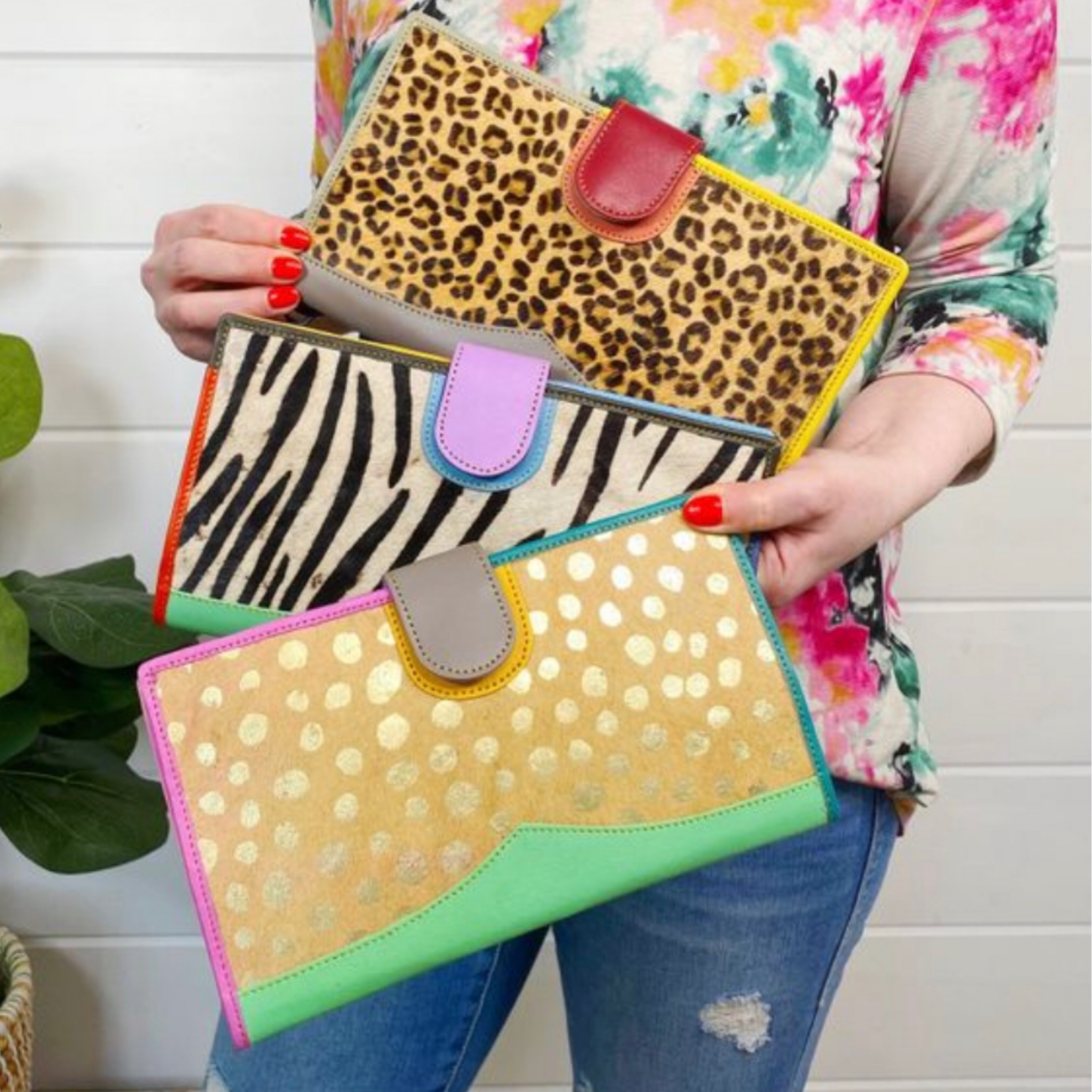 Multi Wallets leather