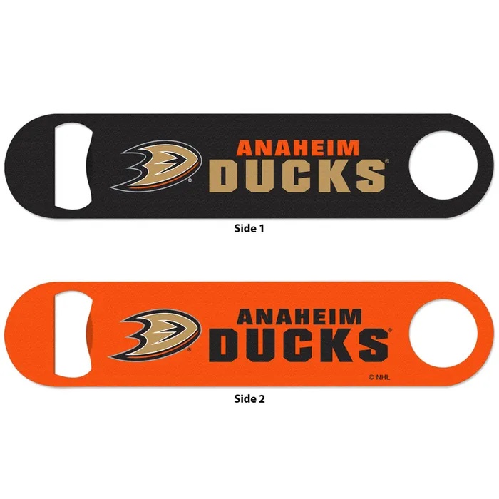 Anaheim Ducks Retro 2-Sided Stainless Steel Bottle Opener