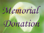Memorial Donation