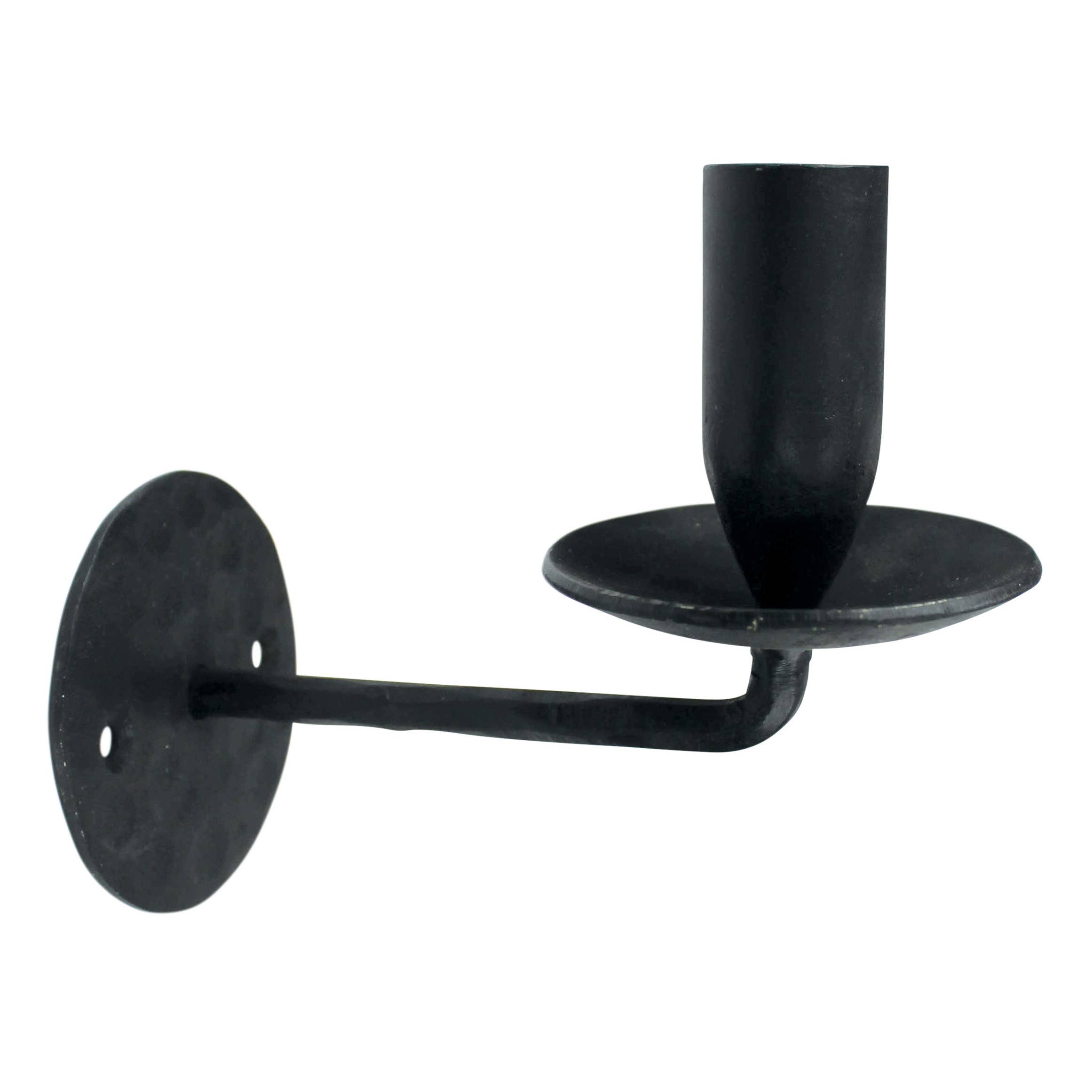 Taper Wall Sconce, Black